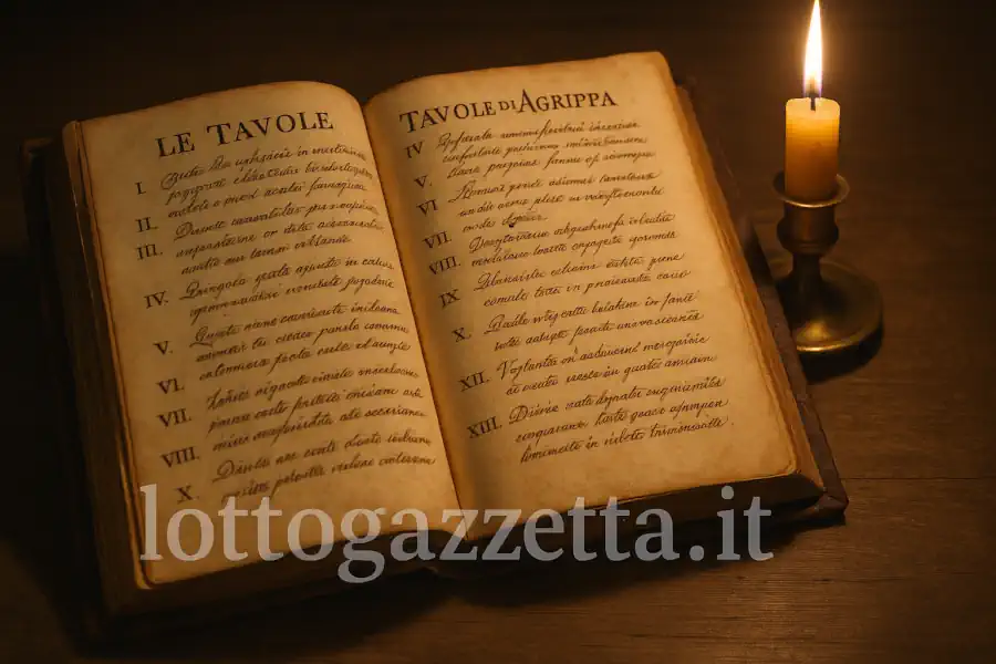 Tavole di Agrippa Lotto: Svelato il Metodo Infallibile del 1757
