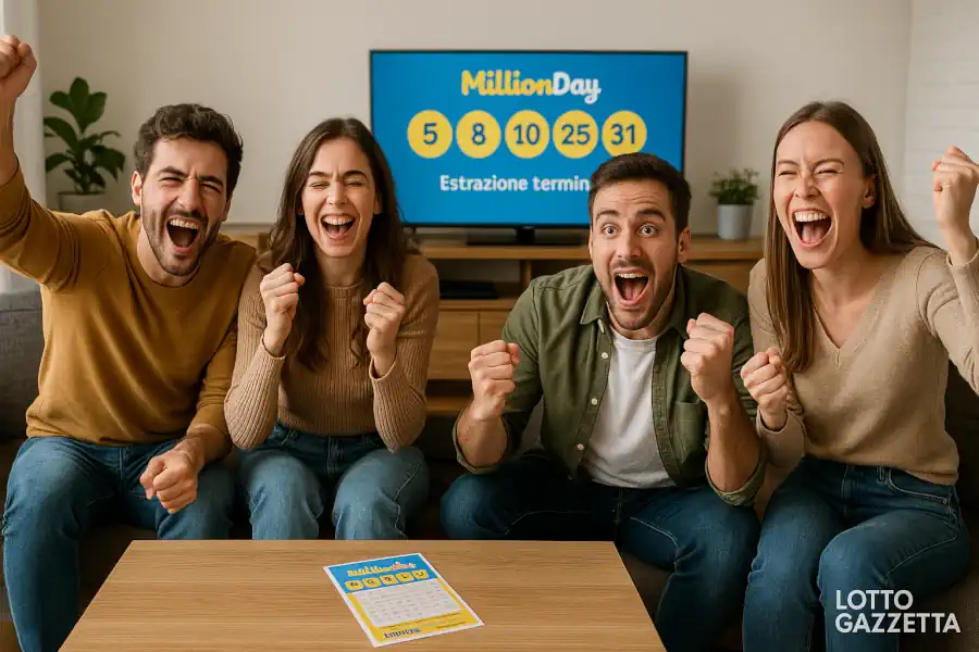 MillionDay e MillionDayExtra di 18/08/2025 3 MillionDay e MillionDayExtra di 18/08/2025