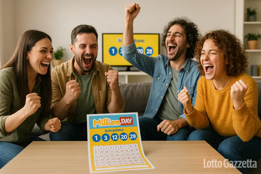 MillionDay e MillionDayExtra di 29/08/2025