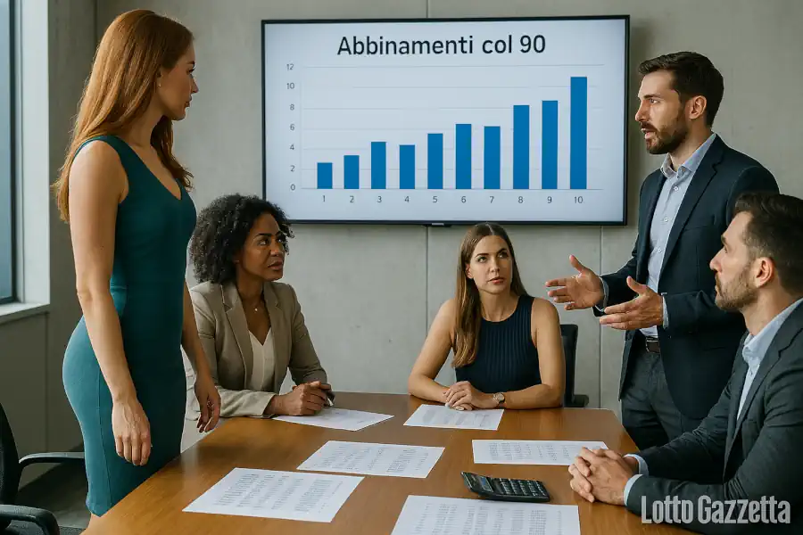 Gli abbinamenti con il 90 del 28/08/2025