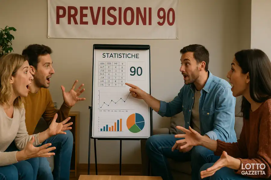 Previsioni Lotto con il 90 del 08/08/2025