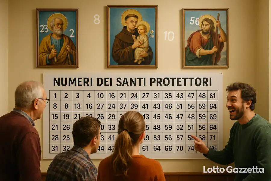Numeri del Santo Protettore del 14/08/2025