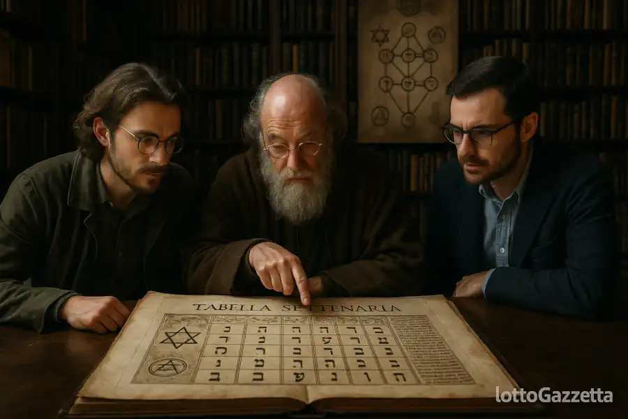 La Tabella SETTENARIA per il 22/08/2025