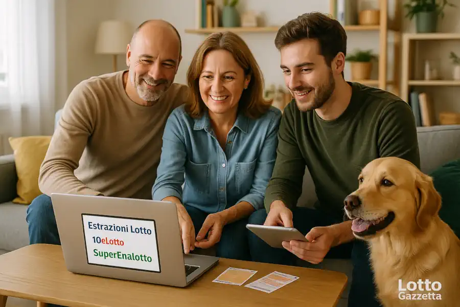Lotto 10eLotto Superenalotto di 22/08/2025