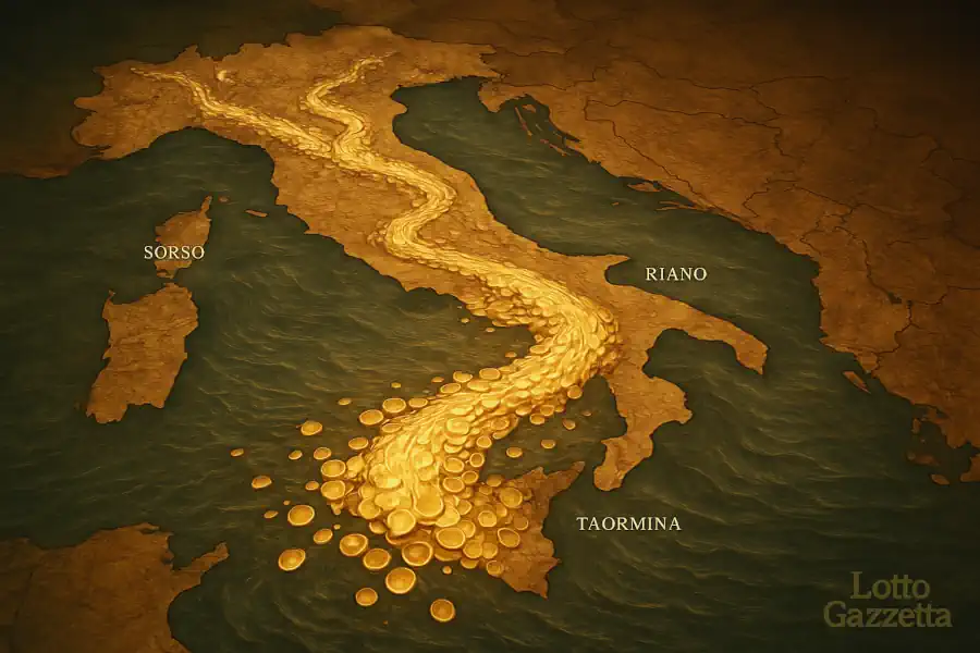 Vincite 10eLotto: Taormina Esplode con un Colpo da 250.000€ 9 Vincite 10eLotto: Taormina Esplode con un Colpo da 250.000€