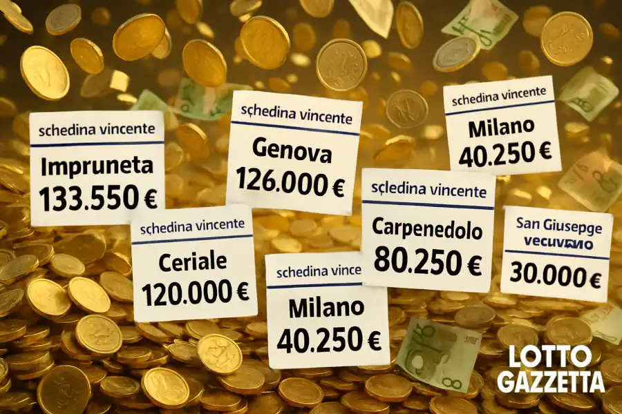 Vincite Lotto: Toscana Trionfa con un Capolavoro da 50.000€ 9 Vincite Lotto: Toscana Trionfa con un Capolavoro da 50.000€