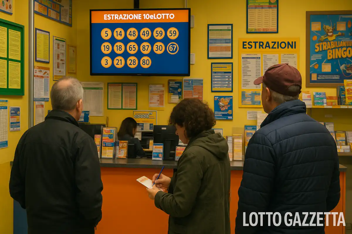Estrazioni del 10eLotto del 30/09/2025