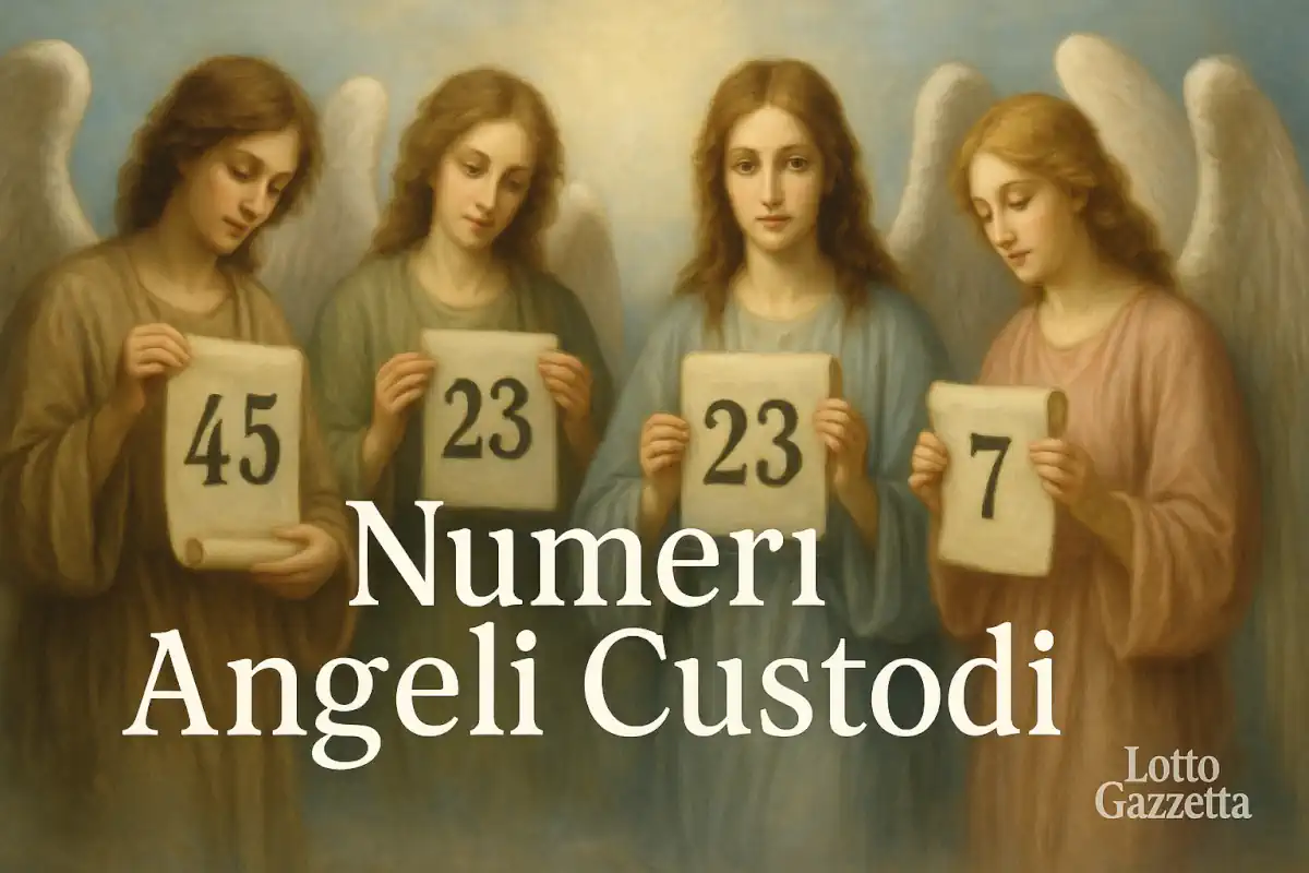 NUMERI DEGLI ANGELI CUSTODI del 03/10/2025