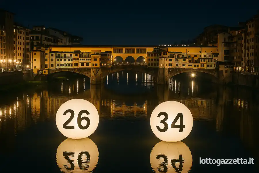 Lotto, il 34 Raggiunge Quota 90: Ora Firenze Fa Tremare con 2 MAXI Ritardatari
