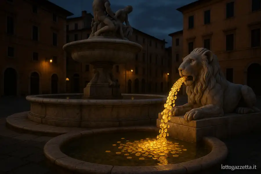 Sognare una Fontana d'Oro: 5 Numeri Fortunati dal Tuo Sogno