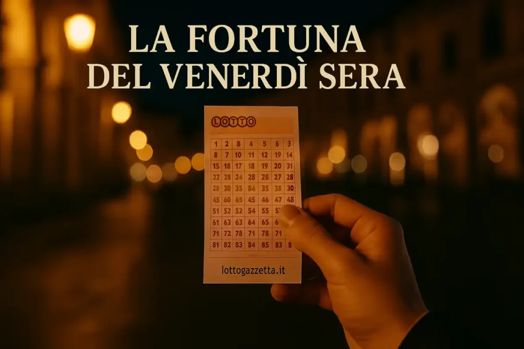 Numeri Lotto di Venerdì 