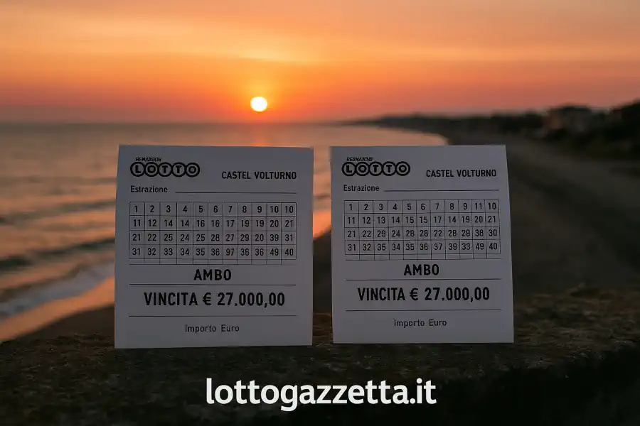 Lotto, che Colpo a Castel Volturno: 2 Giocate Gemelle Valgono 54.000€!