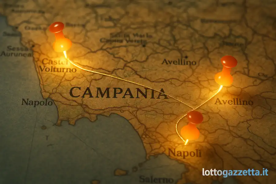 Lotto, che Colpo a Castel Volturno: 2 Giocate Gemelle Valgono 54.000€! 8 Lotto, che Colpo a Castel Volturno: 2 Giocate Gemelle Valgono 54.000€!