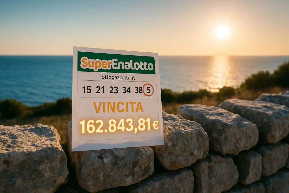 SuperEnalotto: Clamorosa Vincita da 162mila Euro nel Salento