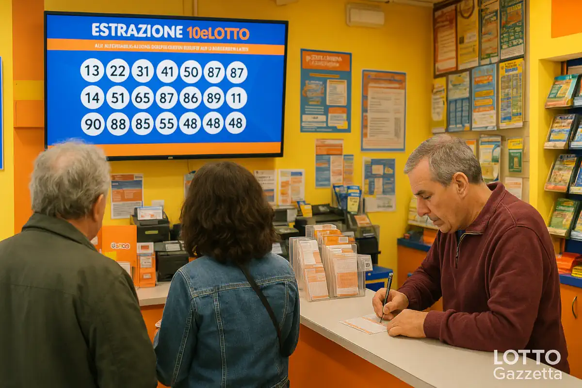 Estrazioni del 10eLotto del 07/10/2025