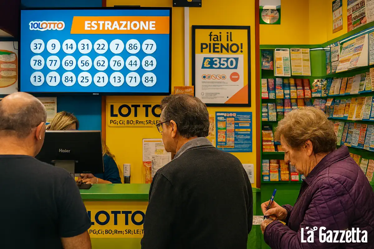 Estrazioni del 10eLotto del 17/10/2025