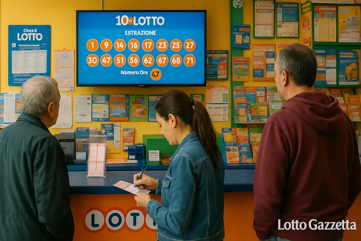 Estrazioni del 10eLotto del 23/10/2025