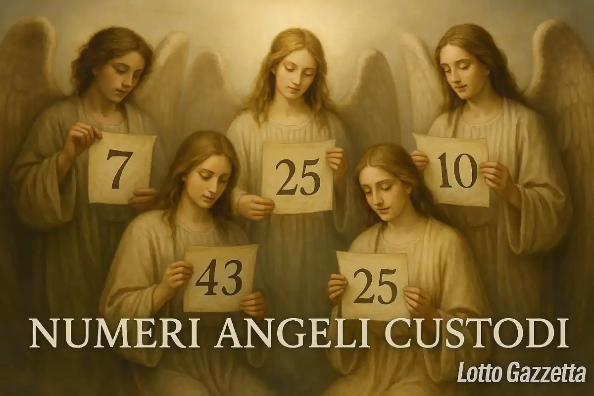 NUMERI DEGLI ANGELI CUSTODI del 07/10/2025