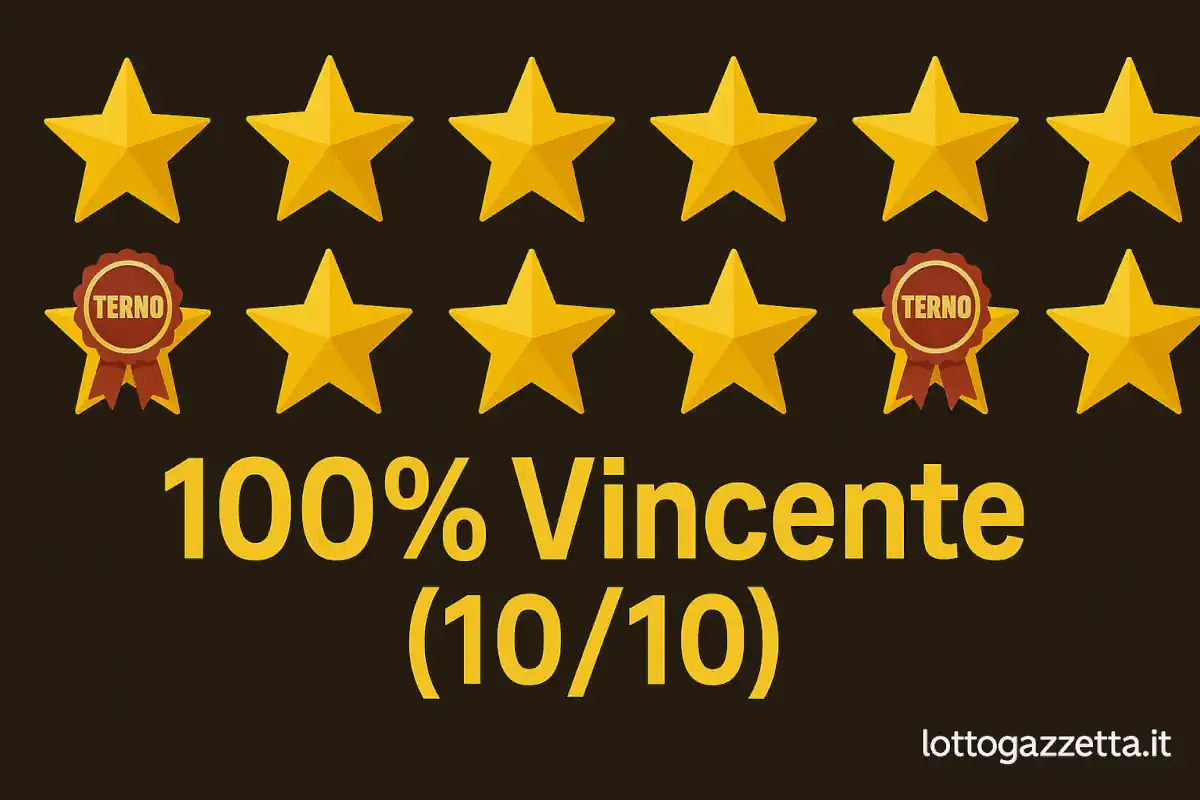 Metodo Ambo Spia 13-31 ATTIVO: Storico Vincente 100%