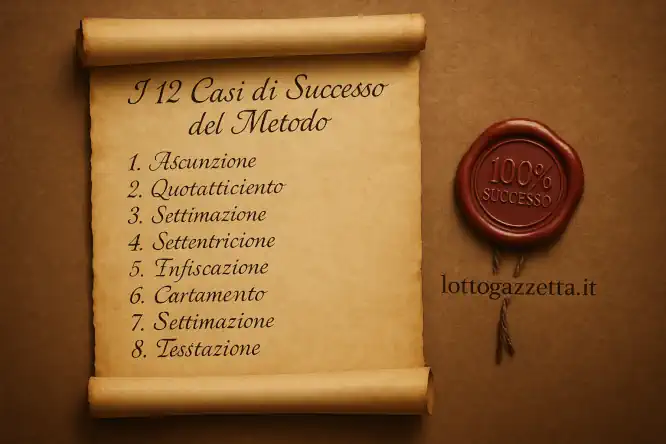 Metodo Cabalistico Lotto: Il Sigillo di Fine Mese 8 Il Sigillo di Fine Mese: il Metodo Cabalistico Lotto