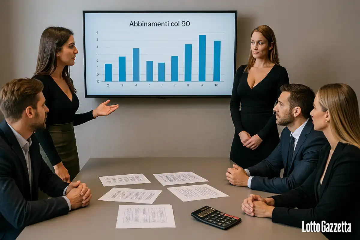 Gli abbinamenti con il 90 del 04/10/2025