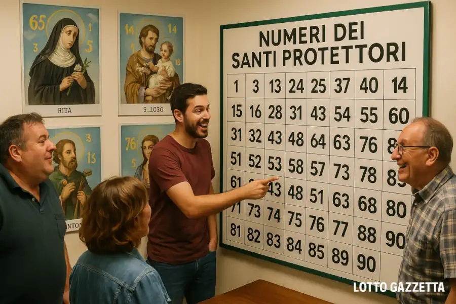 Numeri del Santo Protettore del 14/10/2025