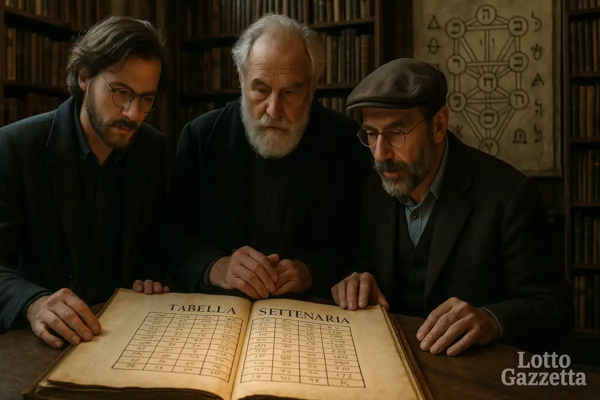 La Tabella SETTENARIA per il 16/10/2025