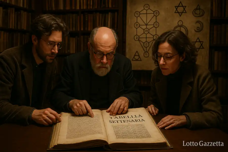 La Tabella SETTENARIA per il 31/10/2025