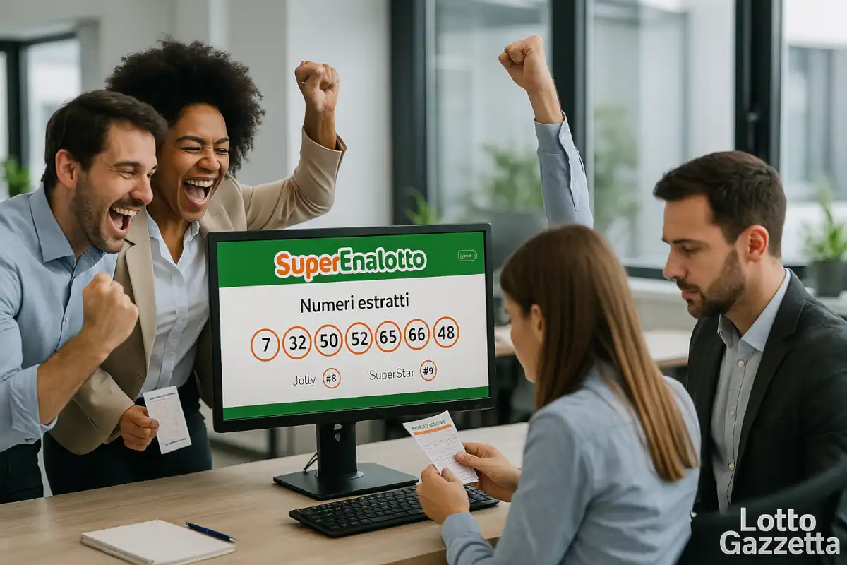 Estrazioni Superenalotto del 23/10/2025