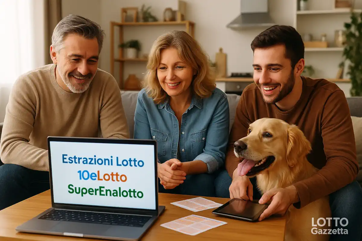 Lotto 10eLotto Superenalotto di 23/10/2025