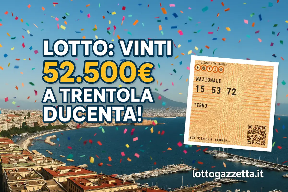 Boom: 1 Terno Svela 52mila Euro Vincite Lotto Campania