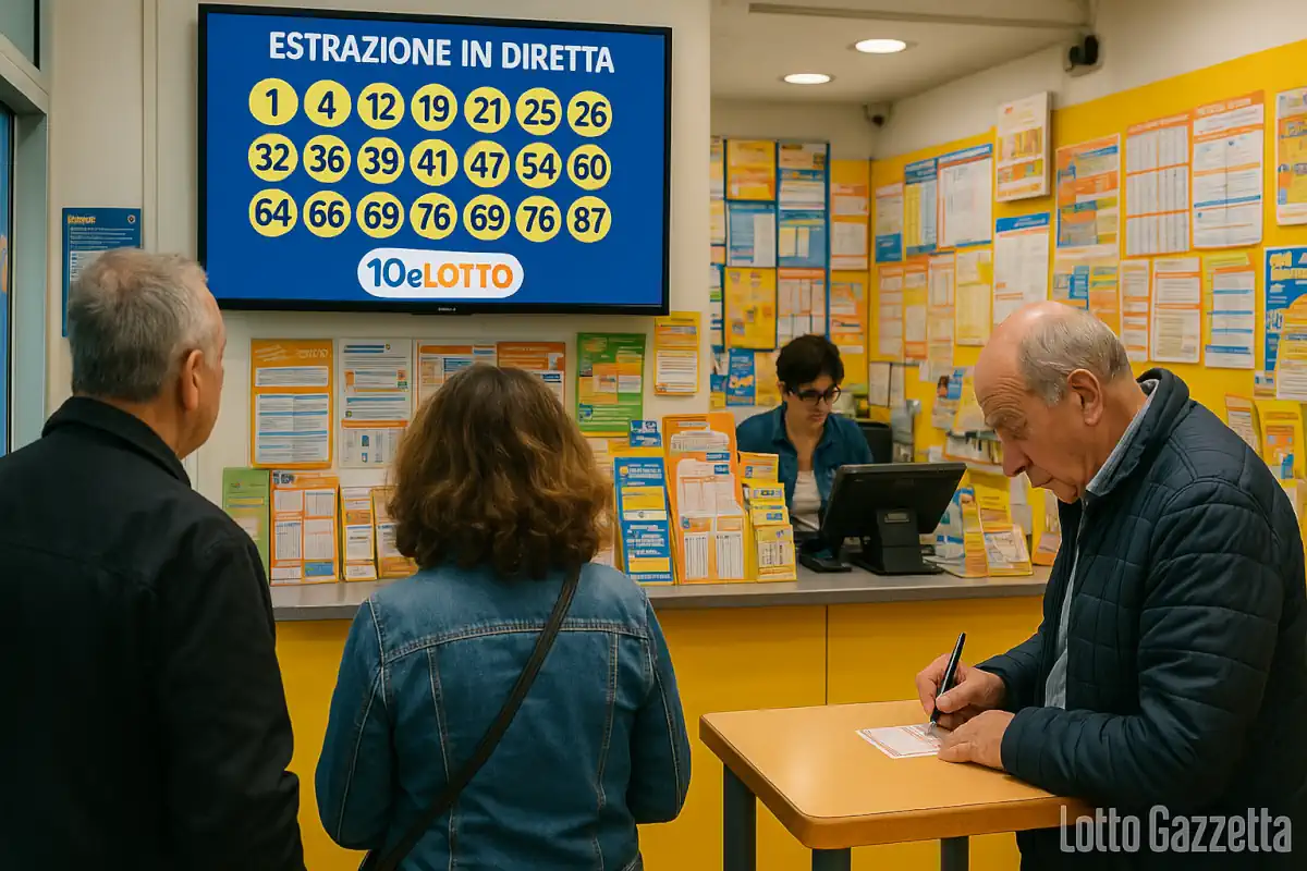 Estrazioni del 10eLotto del 06/11/2025 2 Estrazioni del 10eLotto del 06/11/2025