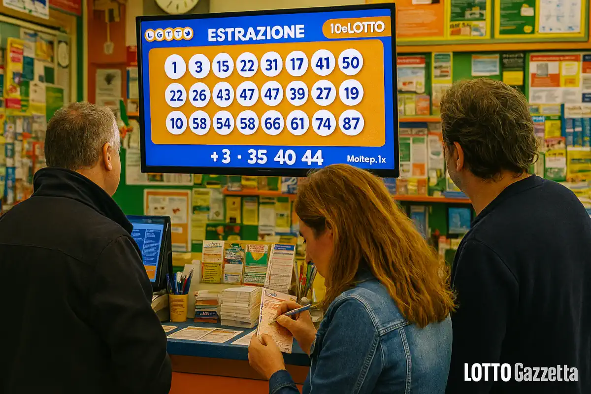 Estrazioni del 10eLotto del 08/11/2025