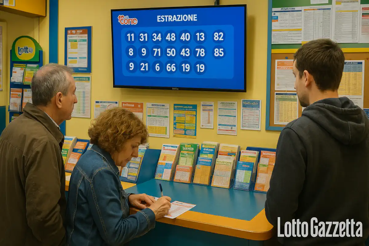 Estrazioni del 10eLotto del 14/11/2025