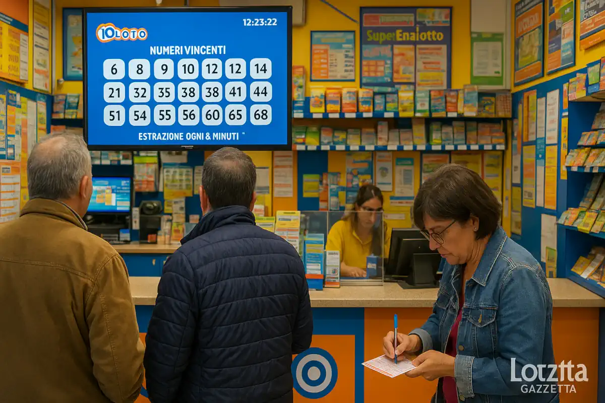 Estrazioni del 10eLotto del 25/11/2025
