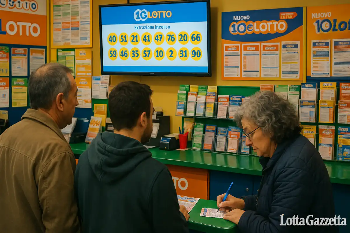 Estrazioni del 10eLotto del 27/11/2025