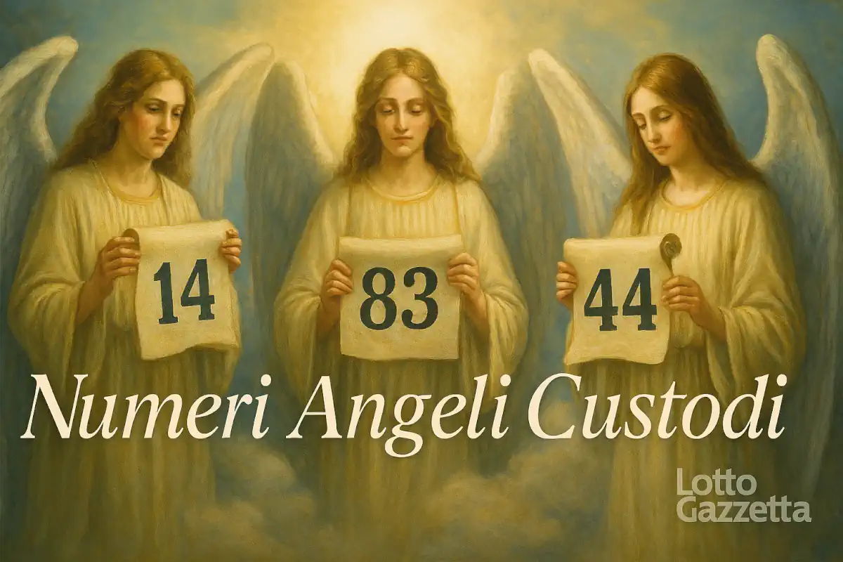 NUMERI DEGLI ANGELI CUSTODI del 08/11/2025