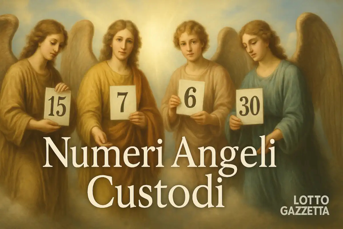 NUMERI DEGLI ANGELI CUSTODI del 21/11/2025