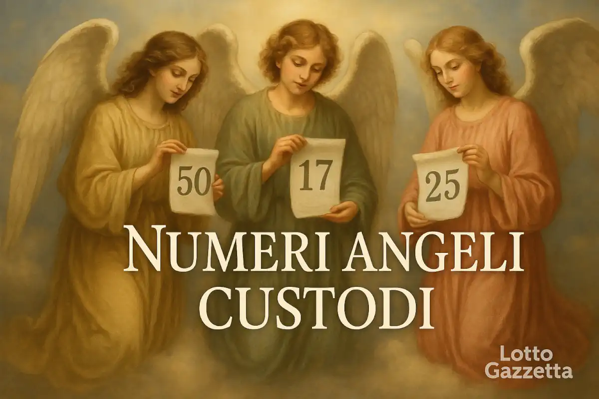 NUMERI DEGLI ANGELI CUSTODI del 22/11/2025