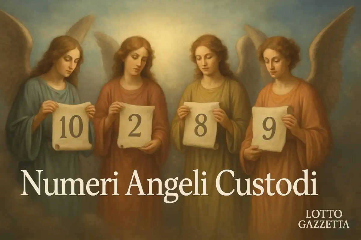 NUMERI DEGLI ANGELI CUSTODI del 28/11/2025