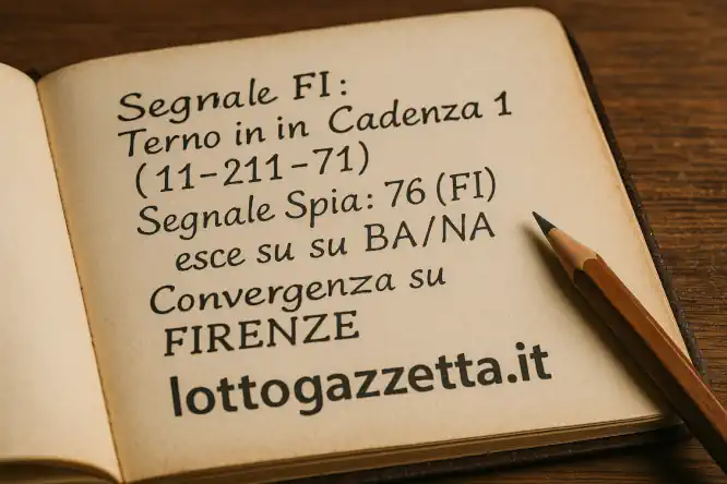 Estrazione Lotto 8 Novembre: La Risposta del Terno a Firenze