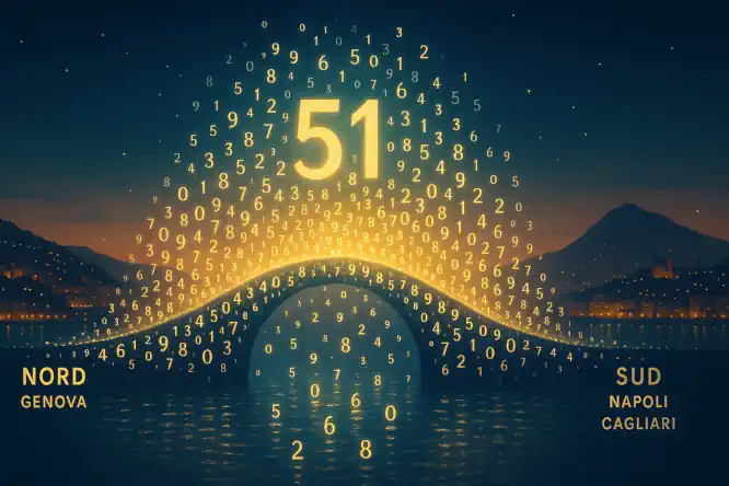 Previsioni Lotto Cagliari Napoli: La Spia 10 Svela il 51