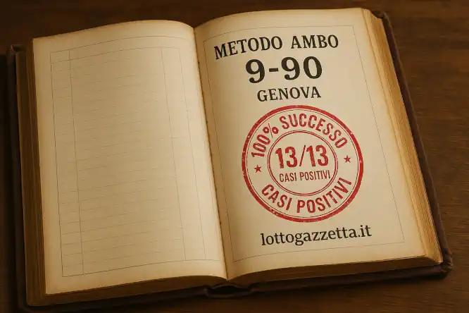 Ambo Spia 9-90 Genova: Svelato 1 Metodo Infallibile