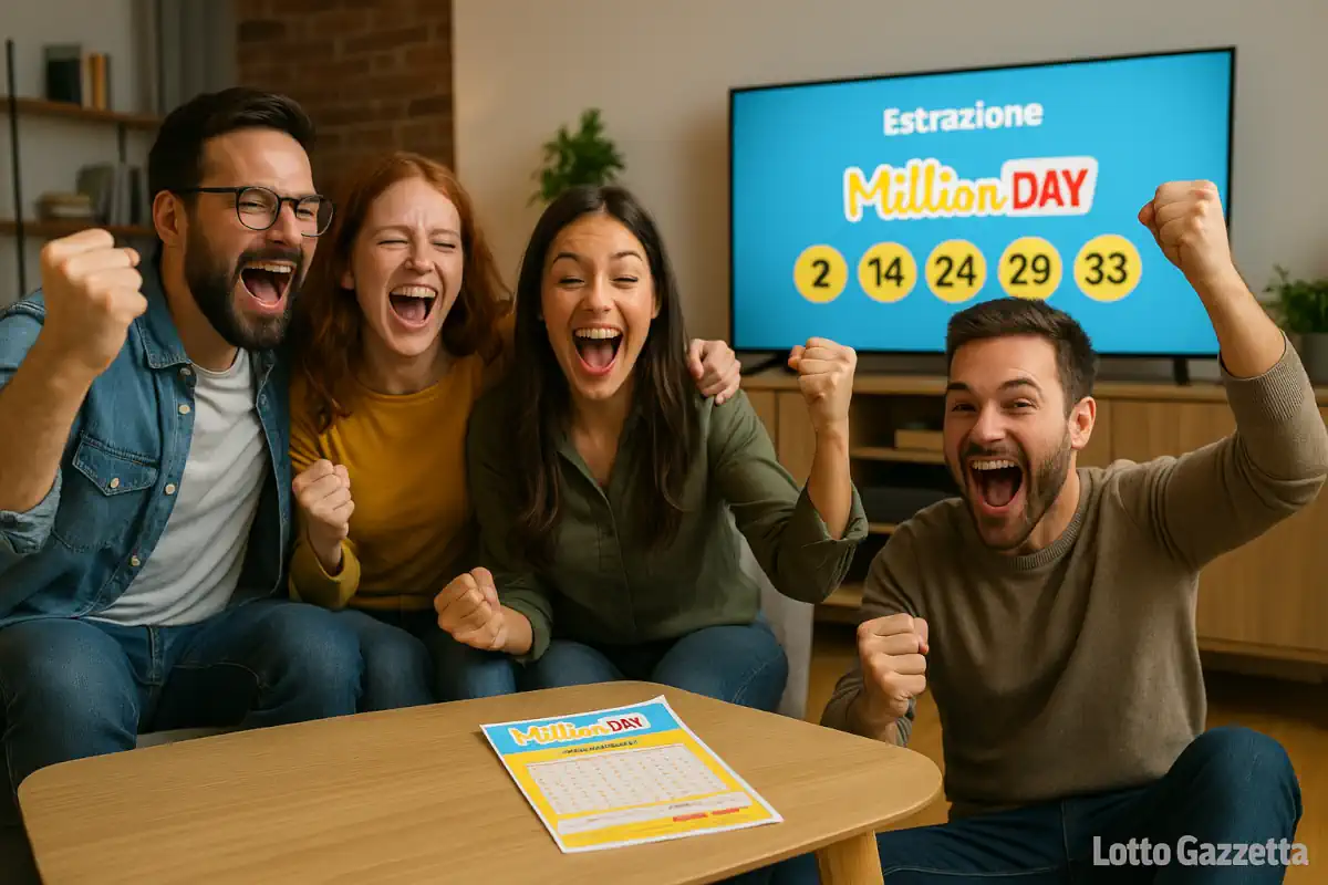 MillionDay e MillionDayExtra di oggi 07/11/2025