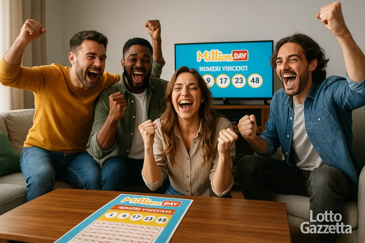 MillionDay e MillionDayExtra di oggi 13/11/2025 1 MillionDay e MillionDayExtra di oggi 13/11/2025