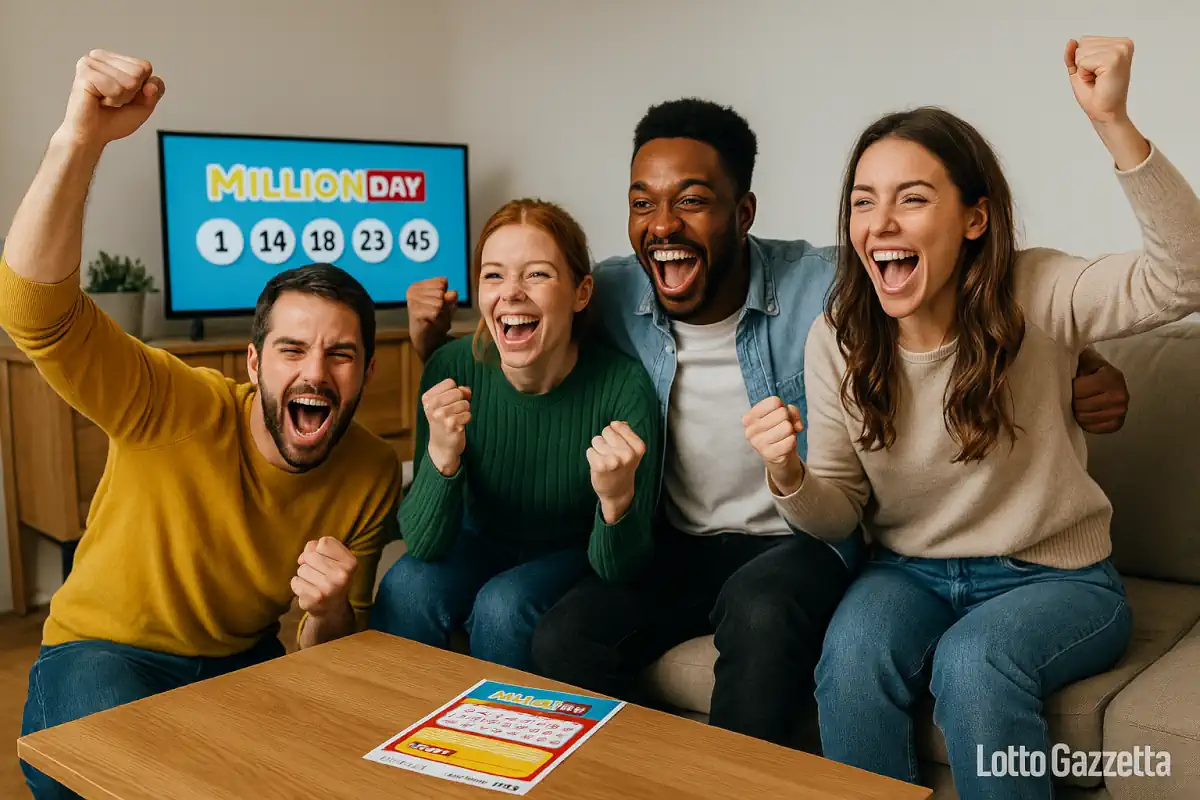MillionDay e MillionDayExtra di oggi 18/11/2025