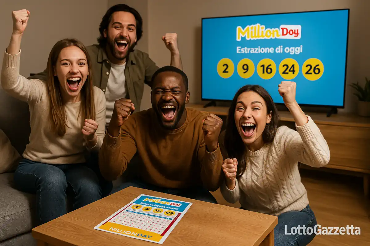 MillionDay e MillionDayExtra di oggi 27/11/2025