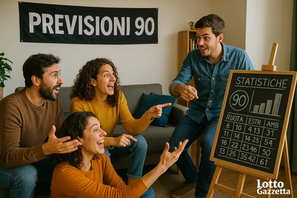 Previsioni Lotto con il 90 del 22/11/2025
