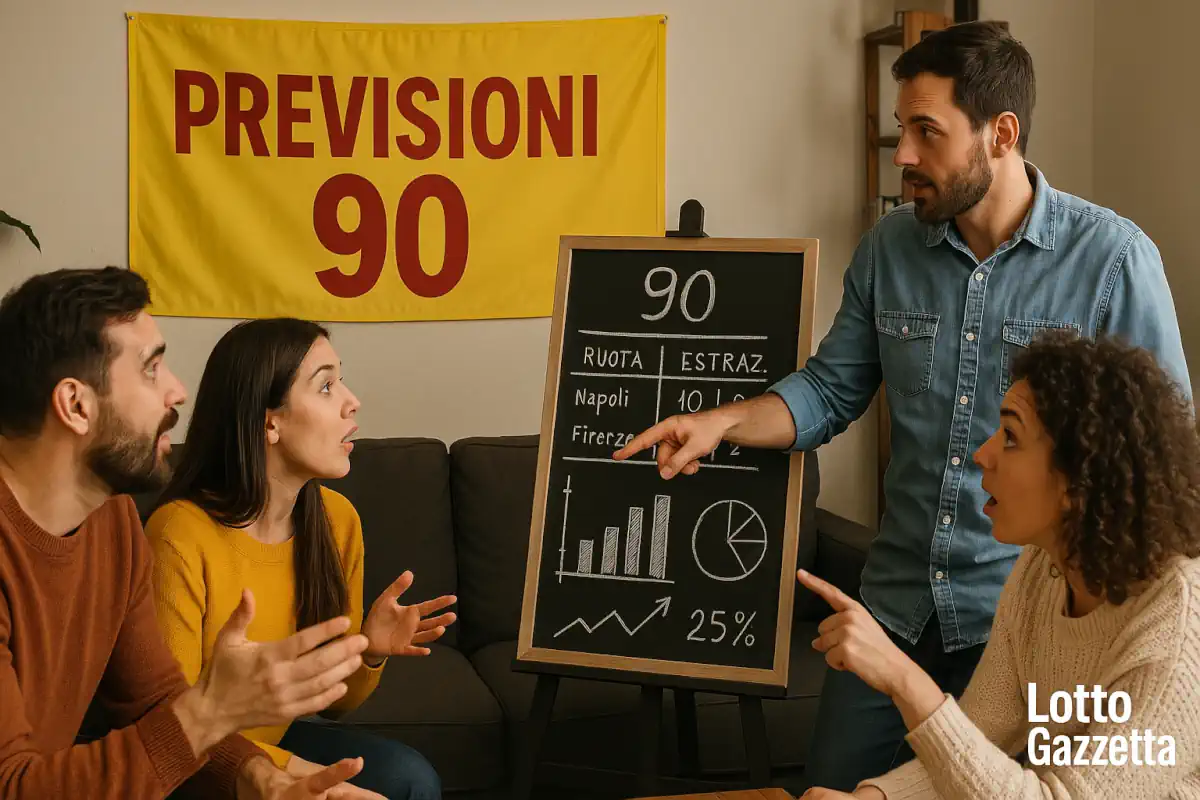Previsioni Lotto con il 90 del 25/11/2025
