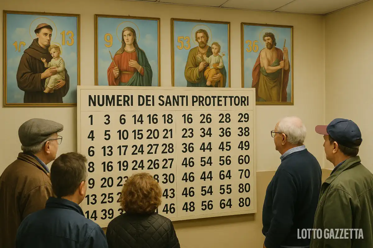 Numeri del Santo Protettore del 25/11/2025